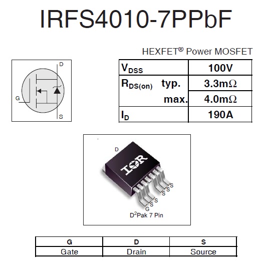 IRFS4010-7P ORIGINAL